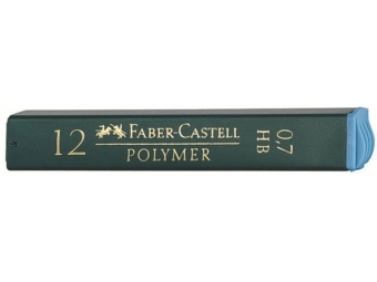 Faber-Castell Polymer 0,7 HB,tuha do mikroceruzky (bal=12ks)