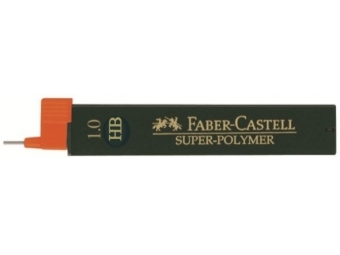 Faber-Castell Super-Polymer 0,9-1mm HB,tuha do mikroceruzky (bal=12ks)