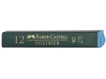 Faber-Castell Polymer 0,7 2B,tuha do mikroceruzky (bal=12ks)