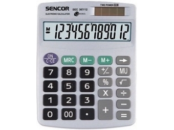 Sencor SEC 367/12 DUAL Stolová kalkulačka