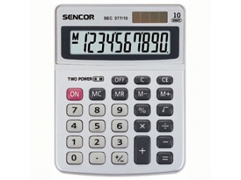 Sencor SEC 377/10 DUAL Stolová kalkulačka