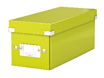 Leitz Archívna škatula na CD Click-Store so sklápacím vekom zelená