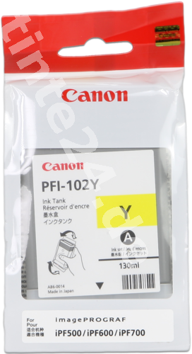Canon PFI-102YE Yellow atramentová náplň (CF0898B001AA) 