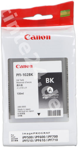 Canon PFI-102BK Black atramentová náplň (CF0895B001AA) 