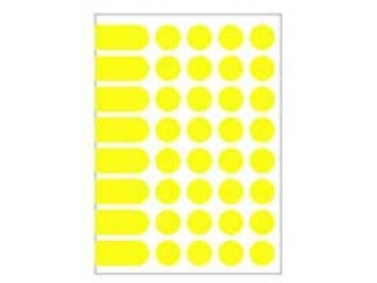 AGIPA Etikety na A5 24mm žlté (bal=10hár)