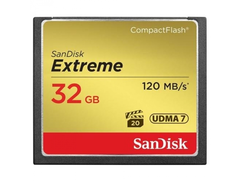 SanDisk Compact Flash CF 32GB Extreme 120MB/s UDMA7