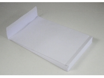 Obálka B4-X rozšírené dno strip pásik biela (1ks)