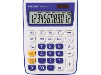 Rebell SDC 912+ stolná kalkulačka fialová