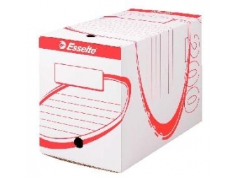Esselte Archívny box 200mm biela/červená