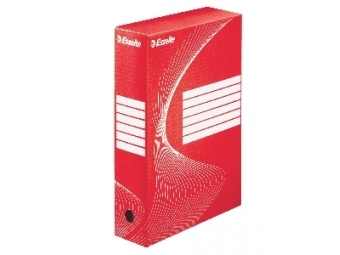 Esselte Archívny box 80mm červená/biela
