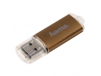 Hama 91076 Laeta FlashPen, USB 2.0, 32 GB, 66x, hnedý, OTG