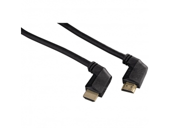 Hama 122116 HDMI kábel vidlica-vidlica, kolmé konektory, pozlátený, 3*, 3 m
