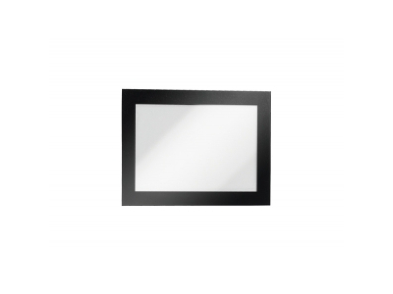 Durable Panel samolepiaci informačný A6 DURAFRAME čierny (bal=2ks)