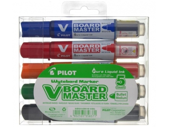 Pilot 5979/5 V Board Master sada popisovačov na biele tabule (bal=5ks)