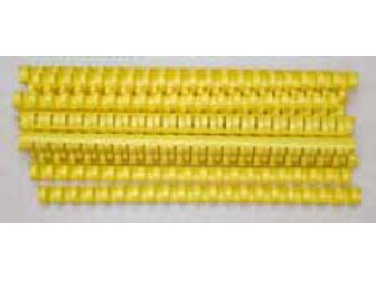 Plast.hrebeň 16mm/101-120l žltý (bal=100ks)