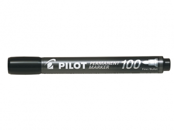 Pilot 100 Permanentný popisovač 1,0mm čierny