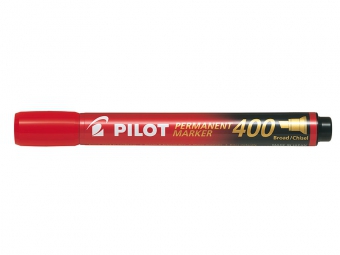 Pilot 400 Permanentný popisovač 1-4mm červený