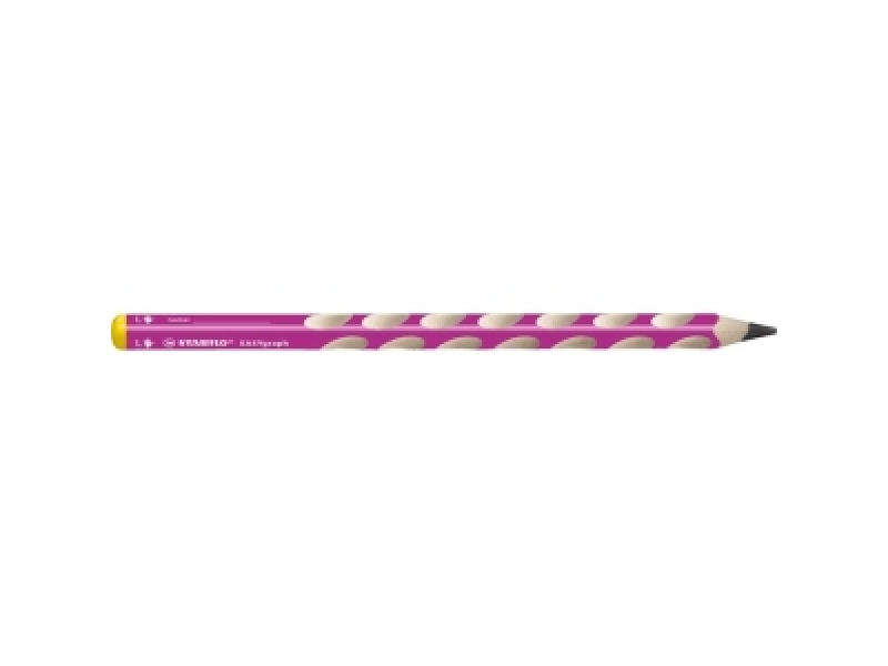 Stabilo Ceruzka EASYgraph L, ergonomická HB pre ľavákov ružová (bal=6ks)