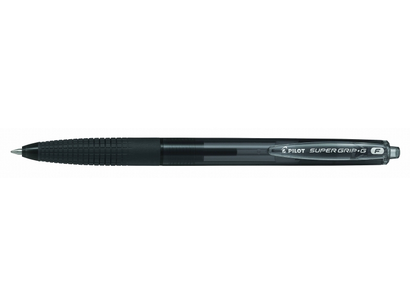 Pilot Pero guličkové Super Grip-G, 0,7mm, výsuvné, čierne
