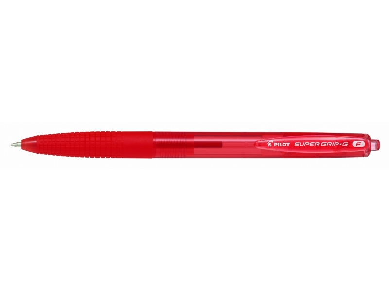Pilot Pero guličkové Super Grip-G, 0,7mm, výsuvné, červené