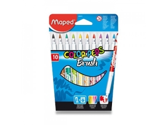 Maped COLOR´PEPS Brush farebné fixky (10ks)
