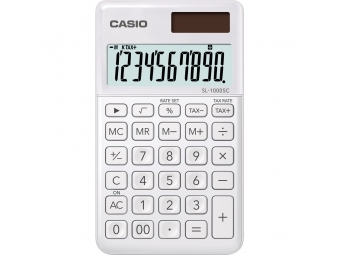 Casio SL 1000 SC biela vrecková kalkulačka