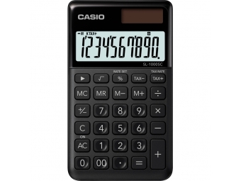 Casio SL 1000 SC čierna vrecková kalkulačka