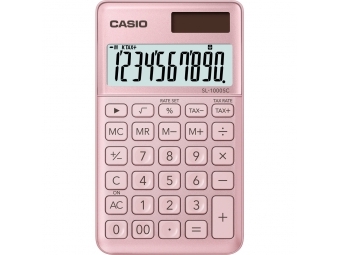 Casio SL 1000 SC ružová vrecková kalkulačka