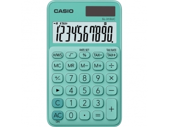 Casio SL 310 UC zelená vrecková kalkulačka
