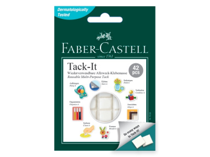 Faber-Castell Hmota lepiaca/štvorčeky Tack-It 30g