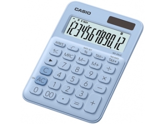 Casio MS 20 UC/BU svetlo modrá vrecková kalkulačka