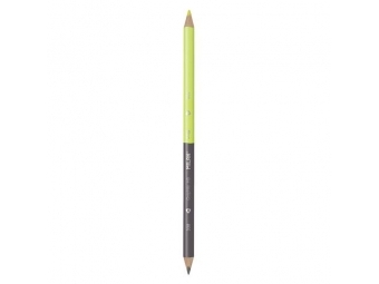 MILAN Ceruzka obojstranná , trojhranná čierno-žltá (fluo)