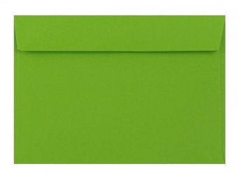 Obálka farebná C5 120g,162x229mm s pásikom,zelená (bal=5ks)