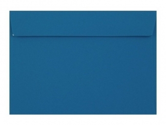 Obálka farebná C6 120g,114x162mm s pásikom,modrá (bal=5ks)