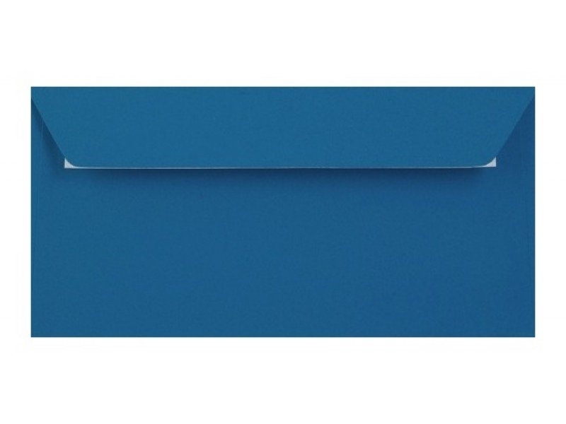 Obálka farebná DL 120g,110x220mm s pásikom,modrá (bal=5ks)