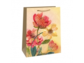 Argus taška darčeková celoročná Lux T8L (300x420x140mm), kvety