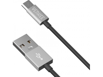 Yenkee YCU 221 BSR USB 2.0 kábel synchronizačný a nabíjací USB A - micro USB B, dĺžka 1 m