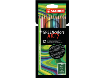 Stabilo GREENcolors ARTY pastelky (bal=12ks)