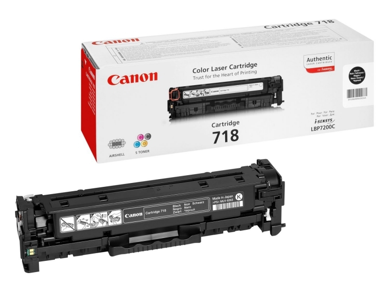 Canon 718Bk Tonerová kazeta Black (2662B002AA) 