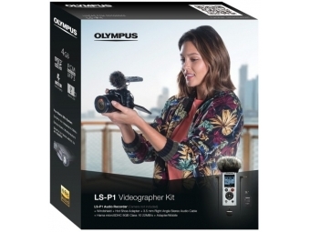 Olympus LS-P1 Videographer kit (v balení Windscreen, Hot Shoe Adapter, 3.5mm Audio kábel, 8GB microSD karta)