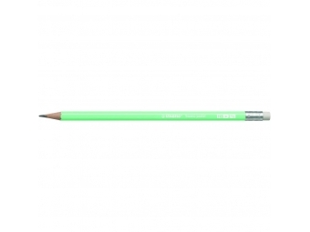 Stabilo SWANO ceruzka grafitová s gumou 2,5 HB PASTEL zelená (bal=12ks)