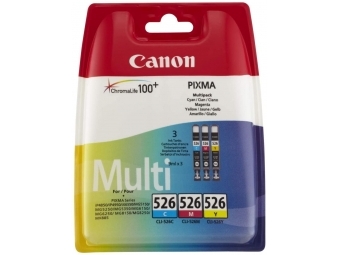 Canon CLI-526 Atramentová náplň Color multipack, C/M/Y