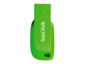 SanDisk Cruzer Blade 32GB, elektrická zelená