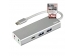 Hama 135758 USB-C 3.1 hub Aluminium, 2x USB-A, USB-C, 3,5 mm audio