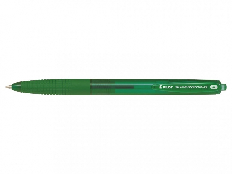 Pilot Pero guličkové Super Grip-G, 0,7mm, výsuvné, zelené