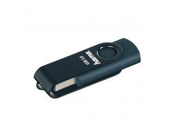 Hama 182466 USB 3.0 Flash Drive Rotate, 256 GB, 70 MB/s, petrolejová modrá