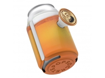 PopSockets PopThirst, držiak/obal na plechovku, s integrovaným PopGrip Gen. 2, Pivo