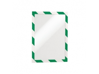 Durable Samolepiaci Duraframe Security A4, zeleno-biely (bal=2ks)
