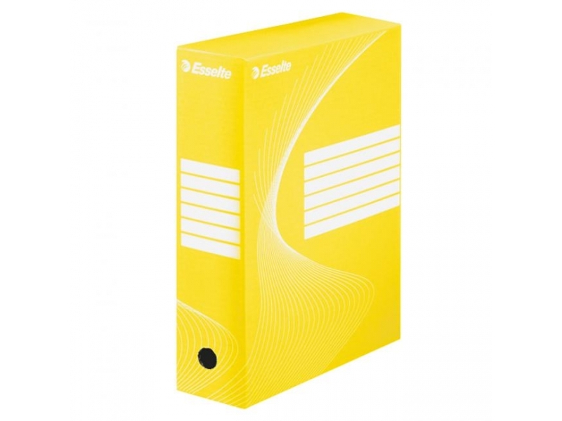 Esselte Box archívny 100mm žltý/biely