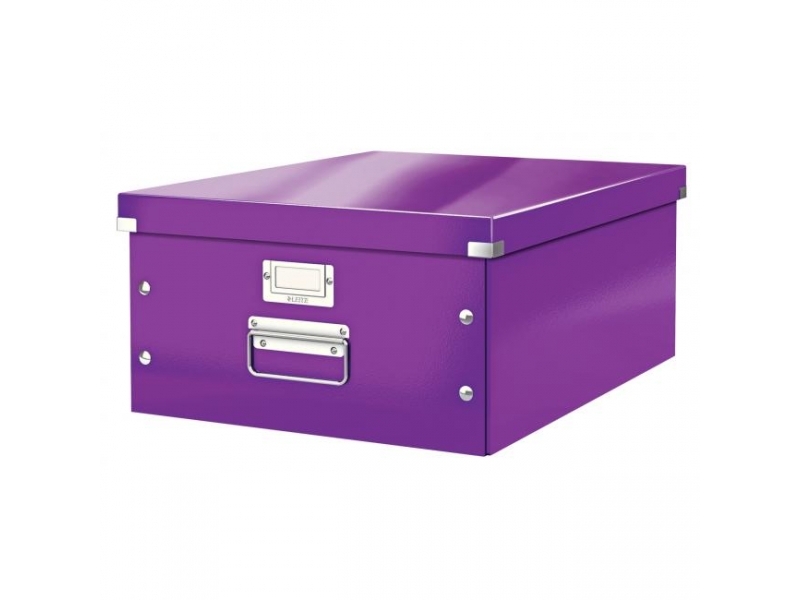 Leitz Škatuľa veľká A3 Click & Store purpurová